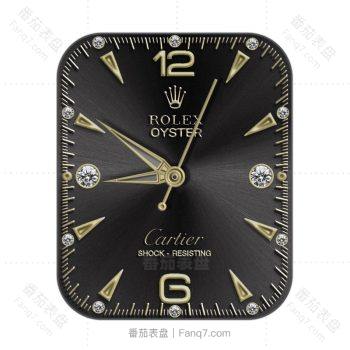 劳力士ROLEX灰色光影钻石表盘.clock