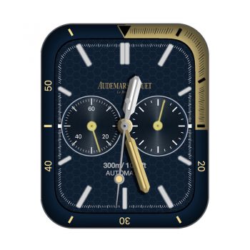 爱彼Audemars Piguet深蓝色蜂窝浅棕表盘.clock