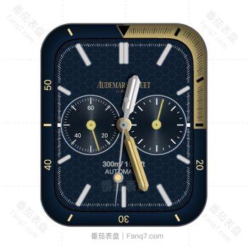 爱彼Audemars Piguet深蓝色蜂窝浅棕表盘.clock