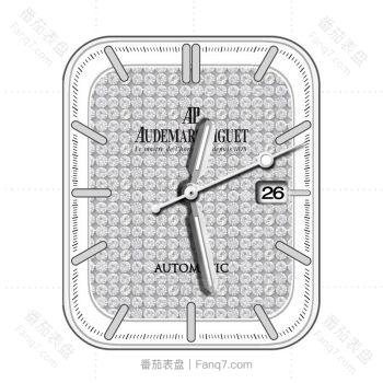 爱彼Audemars Piguet满钻银白表盘.clock