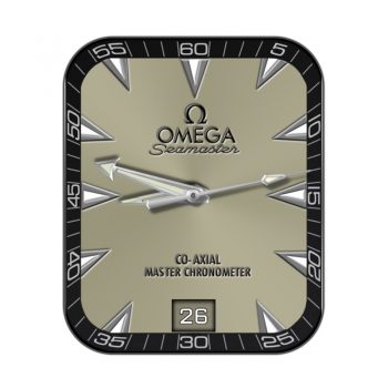 OMEGA 欧米茄米棕色简约表盘.clock