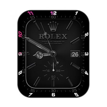 劳力士ROLEX黑色炫酷表盘.clock