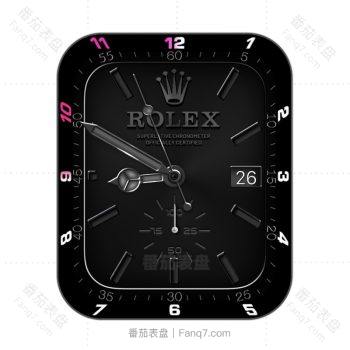 劳力士ROLEX黑色炫酷表盘.clock