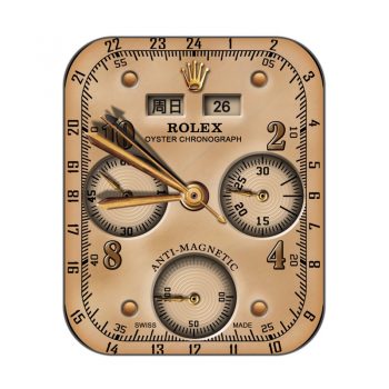 劳力士ROLEX复古金表盘.clock