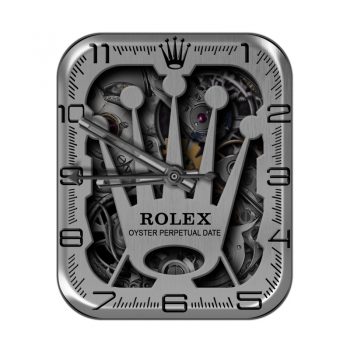 劳力士ROLEX银灰机械动态表盘.clock