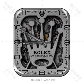 劳力士ROLEX银灰机械动态表盘.clock