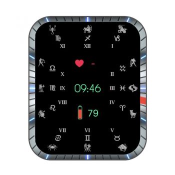 十二星座瞬时镭射边表盘.clock