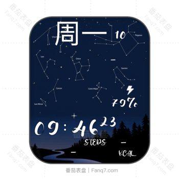 夜观天象星座排布表盘.clock