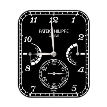 partek philippe百达翡丽黑色表盘.clock
