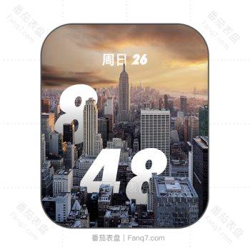 NEW YORY城市纽约3D表盘.clock