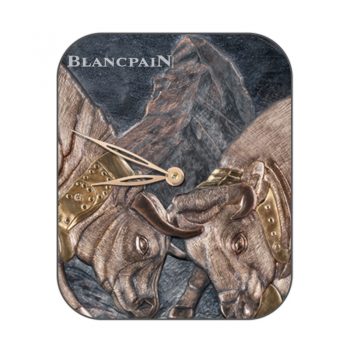 宝珀Blancpain斗牛相争表盘.clock