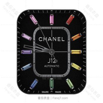 chanel香奈儿七彩宝石奢华尊贵表盘.clock