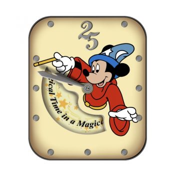米老鼠米黄旋转迪士尼世界标语表盘.clock