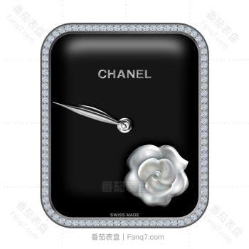 chanel香奈儿山茶花环形镶钻高端表盘.clock