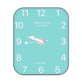 蒂芙尼蓝简约清新表盘.clock