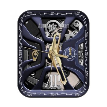 爱彼Audemars Piguet靛蓝色机械灰色底表盘.clock