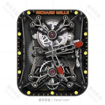 理查德米尔RICHARD MILLE斐尔纳达尔陀飞轮限量50枚RM27-1表盘.clock