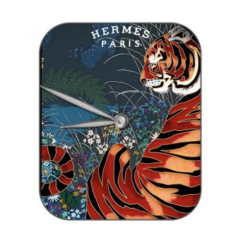 hermes爱马仕橙虎虎生威绝美表盘.clock