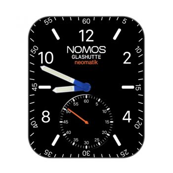 诺莫斯Nomos黑色简约干净表盘.clock