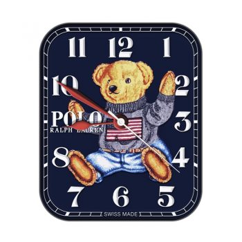 Ralph Lauren 拉夫劳伦polo bear 黑色泰迪熊.clock