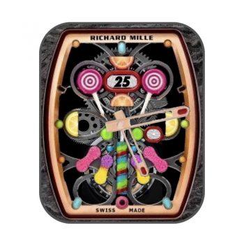 理查德米尔RICHARD MILLE价值136万KIWI女士系列RM37-1Cerise机械表盘.clock