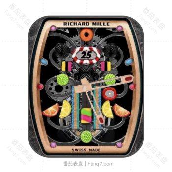 理查德米尔RICHARD MILLE价值136万KIWI女士系列RM37-1机械表盘.clock
