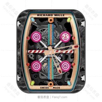 理查德米尔RICHARD MILLE价值136万女士系列RM 37-01 Myrtille机械表盘.clock