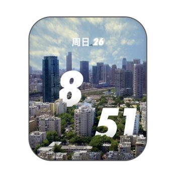 Tel Aviv 3D特拉维夫城市风光表盘.clock