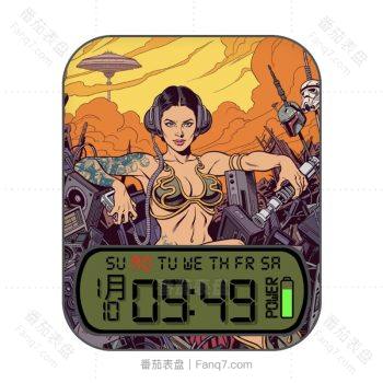 星球大战莉亚公主表盘.clock