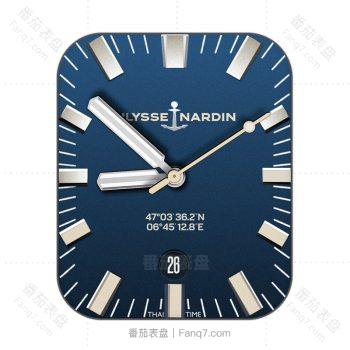 尤利西斯·雅典表-Ulysse Nardin-高级蓝表盘.clock