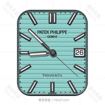partek philippe百达翡丽浅蓝条纹表盘.clock