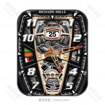 理查德米尔RICHARD MILLE价值752万男士系列RM 40-1机械表盘.clock