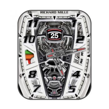 理查德米尔RICHARD MILLE价值752万男士系列RM 40-1白色机械表盘.clock