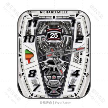 理查德米尔RICHARD MILLE价值752万男士系列RM 40-1白色机械表盘.clock