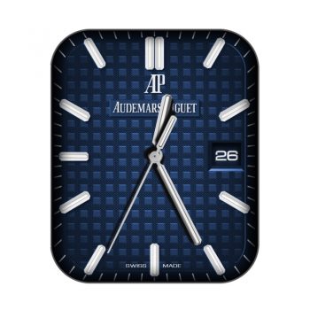 爱彼Audemars Piguet蓝色方格简约表盘.clock