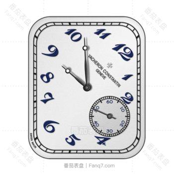 江诗丹顿(Vacheron Constantin)白色锐化简约表盘.clock