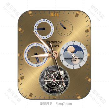 江诗丹顿(Vacheron Constantin)黄色光面重力飞陀表盘.clock