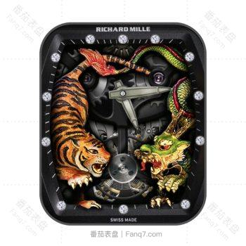 理查德米尔RICHARD MILLE限量20枚杨紫琼龙虎陀飞轮RM51-1表盘.clock