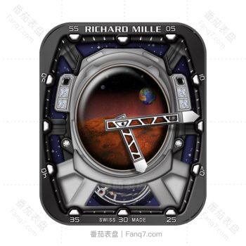 理查德米尔RICHARD MILLE限量8枚价值826万火星任务RM52-05表盘.clock