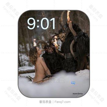 Krampus克朗普斯美女与野兽表盘.clock