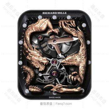 理查德米尔RICHARD MILLE价值675万龙凤RM57-1表盘.clock