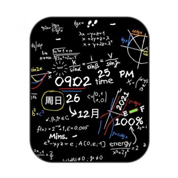 理科生黑板数字方程数学计算公式学霸表盘.clock
