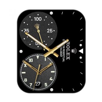 劳力士ROLEX黑色磨砂双盘表盘.clock