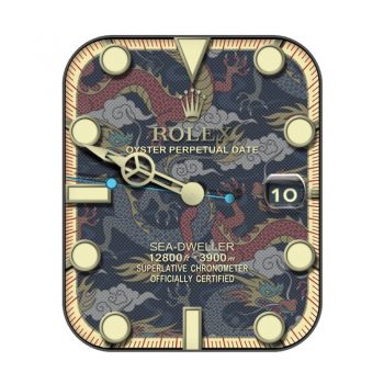 ROLEX群龙乱舞浮世绘底纹表盘.clock