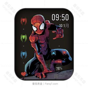 蜘蛛侠与蜘蛛人物主题表盘.clock