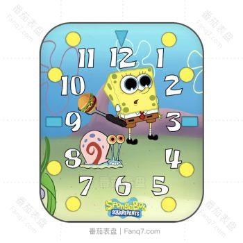 海绵宝宝卡通可爱表盘.clock