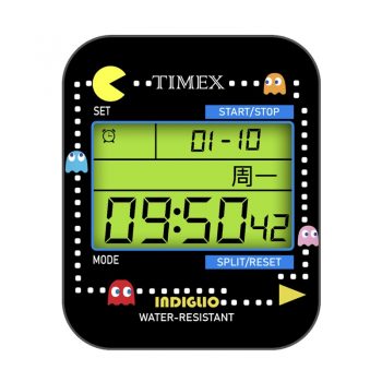 天美时PAC-MAN吃豆人电子表盘.clock