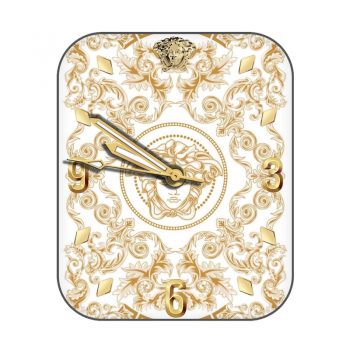 范思哲VERSACE白金金属源泉表盘.clock