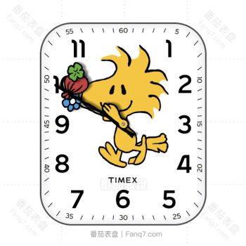 史努比糊涂塌客小黄鸟表盘.clock