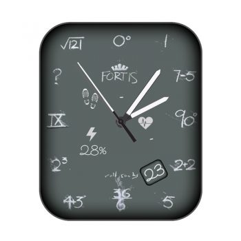 爱因斯坦公式浅灰绿数学方程式表盘.clock